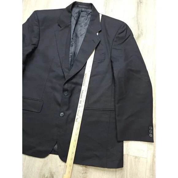 Vintage Burberrys Blazer 100% Wool Sport Coat Mens 52S - Picture 8 of 14